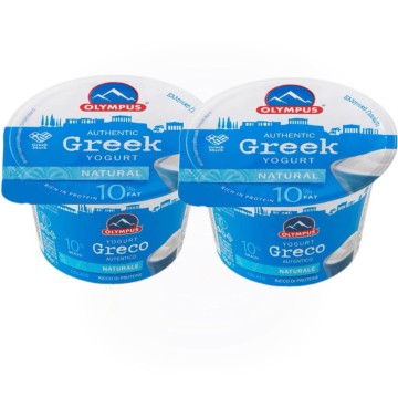 Olympus , Greek Strained Yogurt ,Natural 10%Fat 150g *2,Best before 2025-2-13