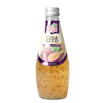 Coco Royal Chia Seed, Passion Fruit Flavor Drink 