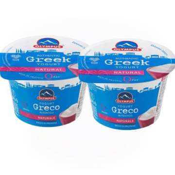 Olympus , Greek Strained Yogurt ,Natural 0%Fat  150g*2,Best before2025-2-12