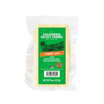 California Select Farms Pepper Jack Cheese Sliced